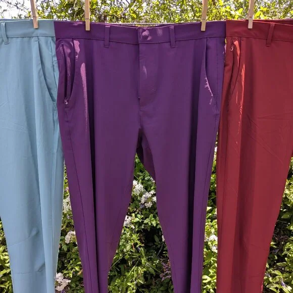 Fabletics "The Only" 4-way Stretch Pant, Purple (rare color), 34 X 32 - Picture 3 of 17